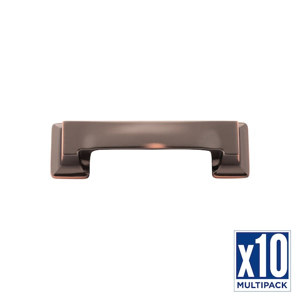 Hickory Hardware Cup Pull 3 Inch & 3-3/4 Inch (96mm) Center to Center, 10PK P3013-OBH-10B - main